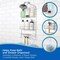Kenney Mfg Rust-Resistant Heavy Duty 3-Tier Hanging Shower Caddy with Four Razor Holders, Chrome KN614151 - alternate 5